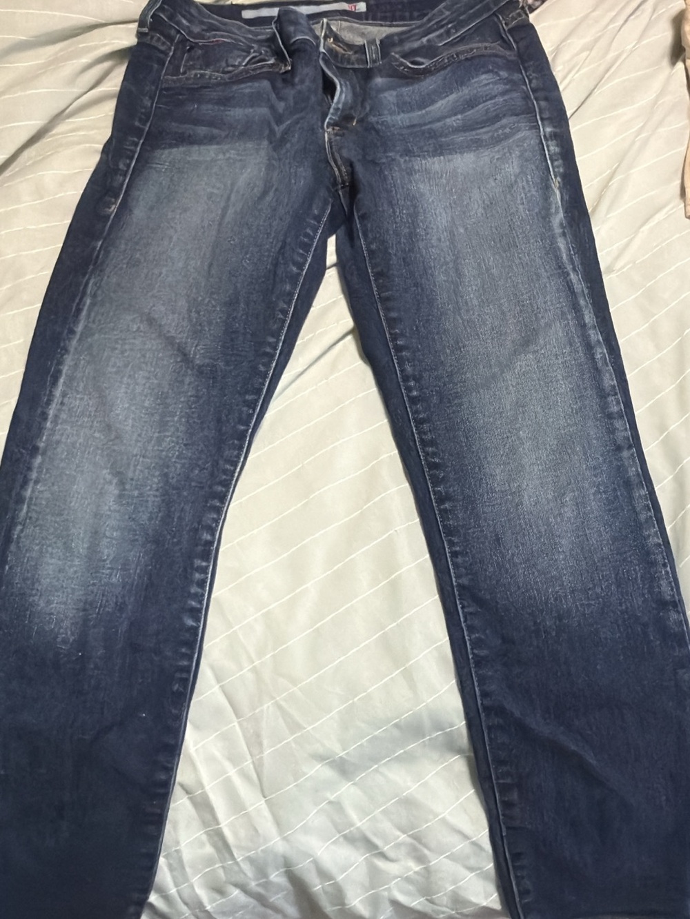 !it jeans Women's Skinny Faded Blue Denim